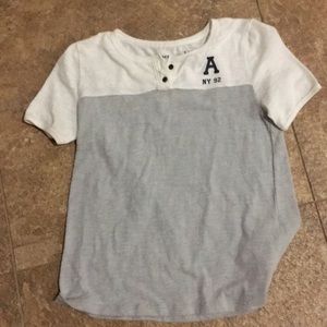 abercrombie kids t-shirt with collar